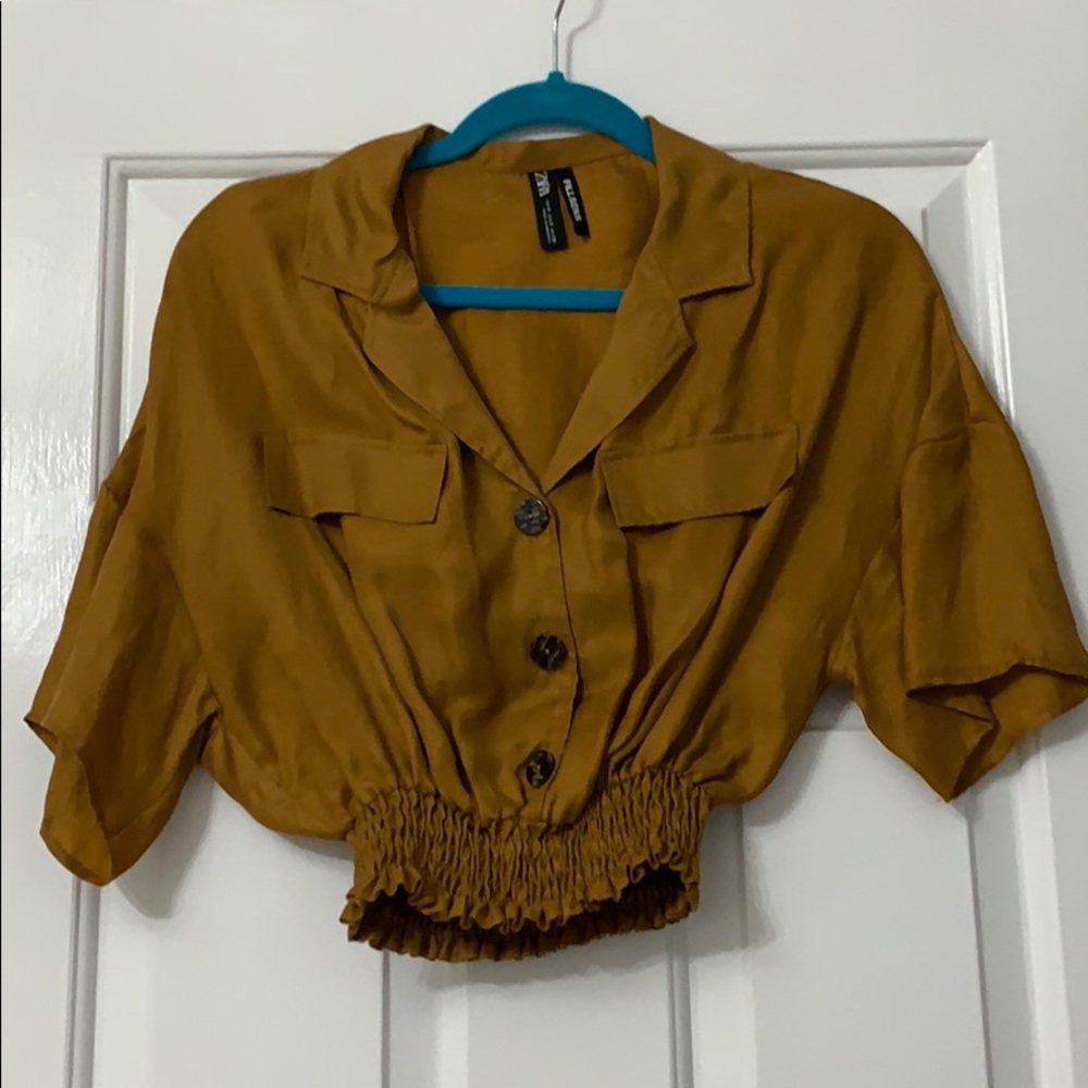 Zara Dark Orange Top